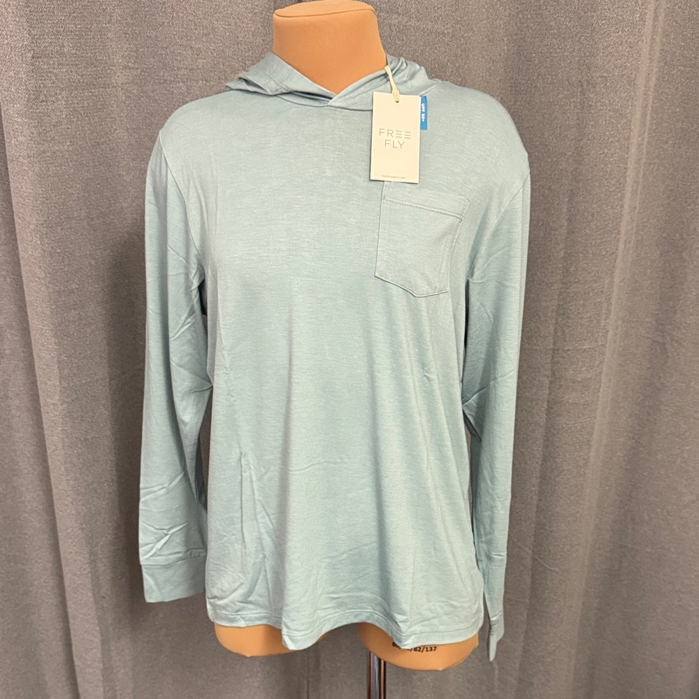 Youth Bamboo Shade Hoodie (ocean mist color)